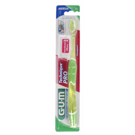 GUM Cepillo Dental Technique Pro Adulto Medio 1 uds