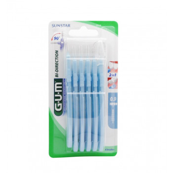 GUM Cepillo Interdental Proxabrush Bi-Dirección 0,9 mm 6 und