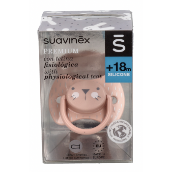 SUAVINEX Chupete Silicona Fisiológico +18 Meses 1 Ud