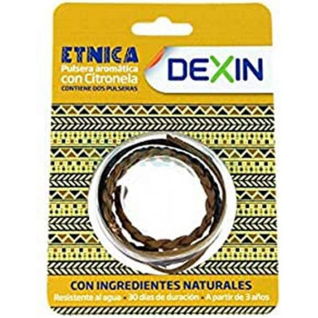 DEXIN Pulsera Etnica Antimosquitos 2 Uds