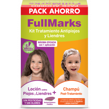 FULLMARKS Antipiojos y Liendres Champú + Loción