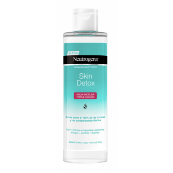 NEUTROGENA Skin Detox Agua Micelar Triple Acción 400 ml