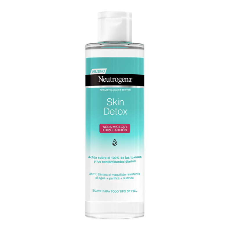 NEUTROGENA Skin Detox Agua Micelar Triple Acción 400 ml