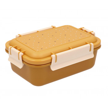 TUTETE Caja Almuerzo Bento Dots Mostaza 1 Ud