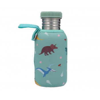 TUTETE Botella acero con funda dinosaurios 500 ml