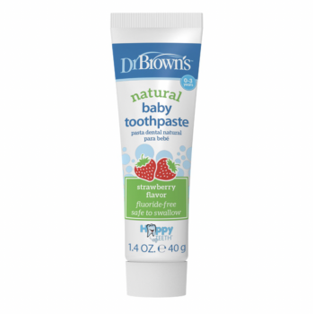 DR BROWN'S Pasta de dientes Natural Bebé Fresa 40g