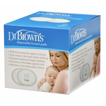 DR BROWN´S Discos Absorbentes Desechables Lactancia 60 Unidades