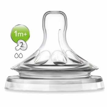 PHILIPS AVENT Tetina Natural Flujo Lento Recien Nacido +1 Mes