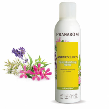 PRANAROM Spray Antimosquitos Atmósfera y Tejidos 150 ml