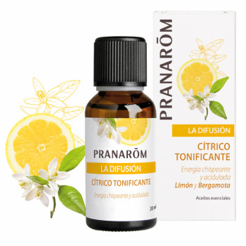 PRANAROM Cítrico Tonificante Limón y Bergamota 30 ml