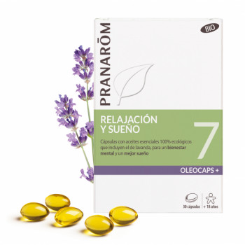 PRANAROM Oleocaps+ 7 Relajación y Sueño 30 Cápsulas