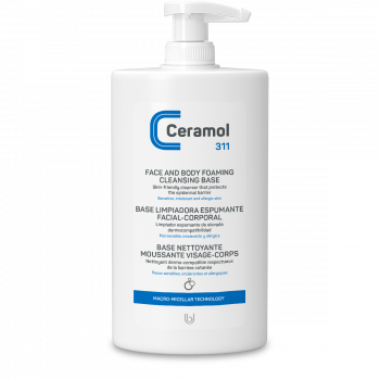 CERAMOL 311 Base Limpiadora Espumante Facial-Corporal 400 ml