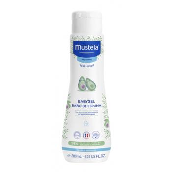 MUSTELA Babygel Baño de Espuma con Aguacate Bio 200 ml