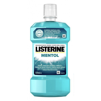 LISTERINE enjuague bucal diario Mentol 500ml