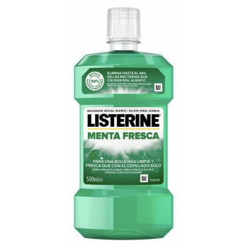 LISTERINE enjuague bucal diario menta fresca 500ml