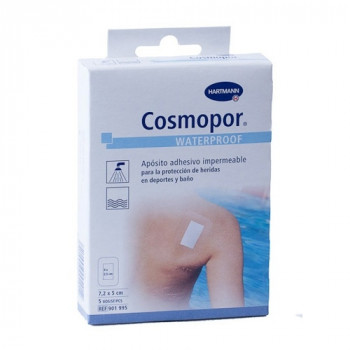 COSMOPOR Waterproof Apósito Adhesivo 5 Uds 7,2 cm x 5 cm