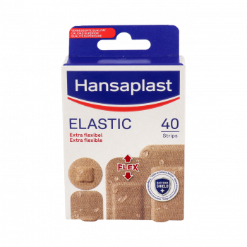 HANSAPLAST Elastic Apósito Adhesivo 40 Uds Surtido Diferentes Tamaños