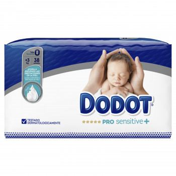 DODOT Pañal Infantil Pro Sensitive Talla 0 38 Uds