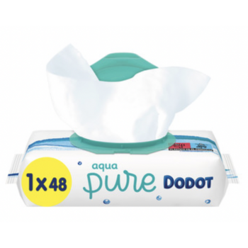 DODOT Aqua Pure Toallitas Húmedas para Bebés 48 uds