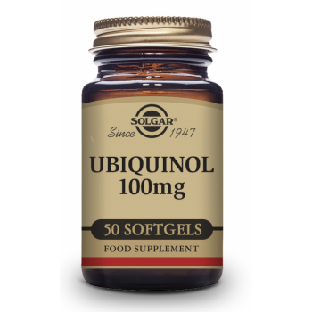 SOLGAR Ubiquinol 100 mg Forma reducida de Co-Q10  50 Cápsulas Blandas