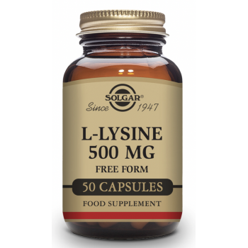 SOLGAR L-Lisina 500 mg 50 Cápsulas Vegetales