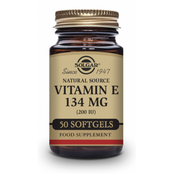 SOLGAR Vitamina E 200 UI (134 mg)  50 Cápsulas blandas