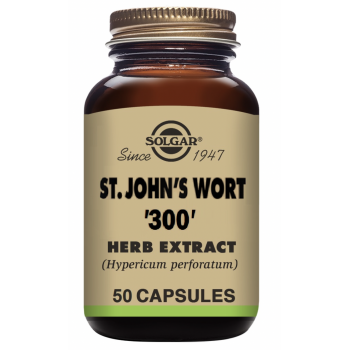 SOLGAR Hipérico (Hypericum perforatum) 300 mg (corazoncillo) 50 Cápsulas vegetales