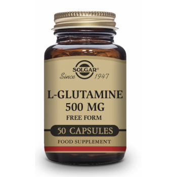 SOLGAR L-Glutamina 500 mg 50 Cápsulas Vegetales