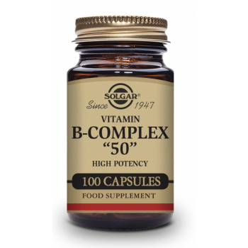 SOLGAR Vitamina B-Complex "50" Alta potencia 100 Cápsulas Vegetales