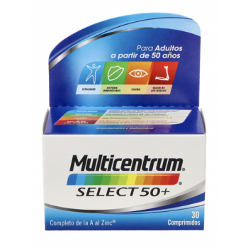 MULTICENTRUM Select 50+ 30 Comprimidos
