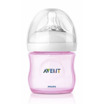 PHILIPS AVENT Biberón Rosa PP Natural 125 ml