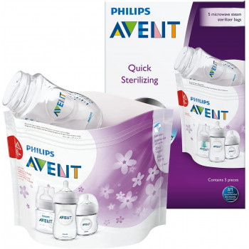 PHILIPS AVENT Bolsas Esterilizadoras de Microondas 5 Uds