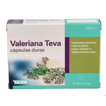 TEVA Valeriana 30 Cápsulas Duras