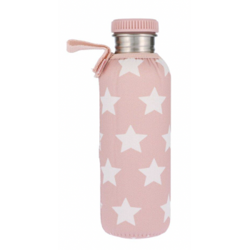 TUTETE Botella Acero Estrellas Rosa 750 ml