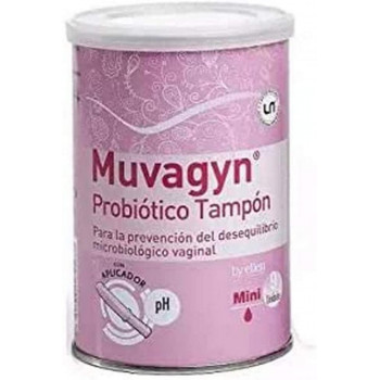 MUVAGYN Probiótico Tampón Vaginal Mini C/ 9 Aplicadores