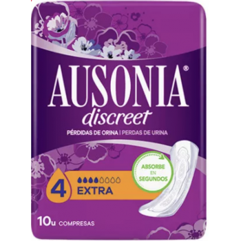 AUSONIA Discreet Compresas Pérdidas de Orina 10 Uds