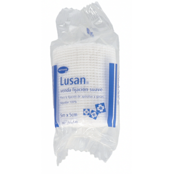 HARTMANN Lusan Venda de Gasa Hidrofila Cambric Fijación Suave 5 x 5 cm