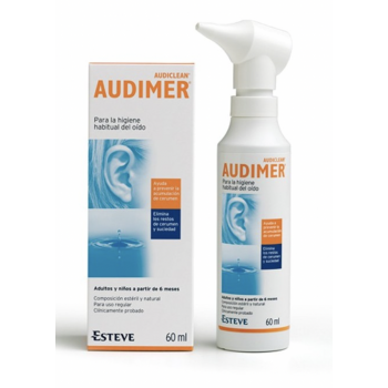 AUDIMER Audiclean solución limpieza de oídos 60ml