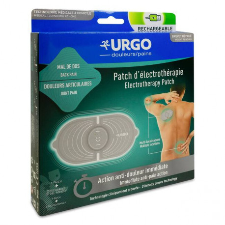 URGO Parche de Electroterapia Recargable 1 Parche + 2 Recargas De Gel