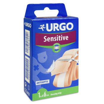 URGO Sensitive Banda de 1m x 6 cm