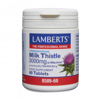 LAMBERTS cardo mariano 3000mg 60tabletas