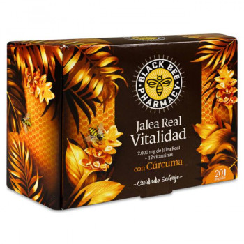 BLACK BEE jalea real Vitalidad 20ampollas