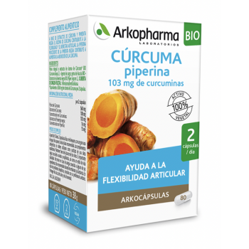 ARKOPHARMA cúrcuma bio 80cápsulas