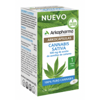 ARKOCÁPSULAS Cannabis Sativa 45 Cápsulas