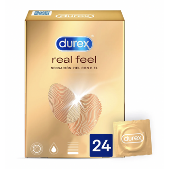 DUREX Real Feel Preservativo sin Látex 24 Uds