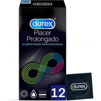 DUREX Preservativos Placer Prolongado 12 Uds