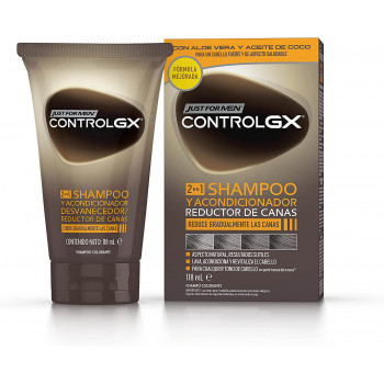 JUST FOR MEN control GX reductor de canas 2 en 1 champú y acondicionador 118ml