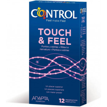 CONTROL Preservativos Touch & Feel 12 Uds