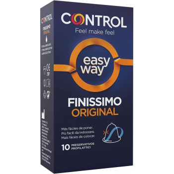 CONTROL Preservativos Finissimo Easy Way 10 Uds