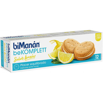 BIMANAN Galletas Limón 220 g 12 Uds